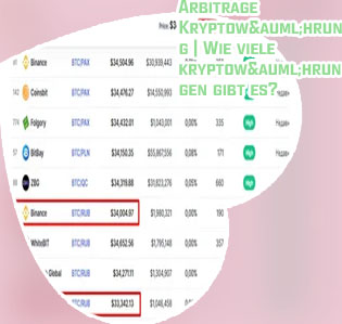Bitcoin arbitrage