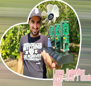 Low power bitcoin miner